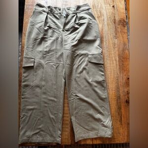And Now This Macy’s Olive Green cargo wide leg Pants NEW NWT XL